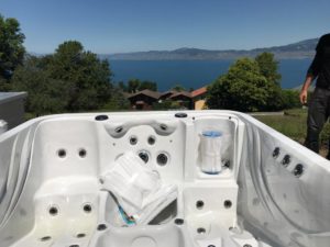 Mise en service spa à St-Gingolph