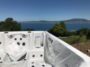 Mise en service spa à St-Gingolph