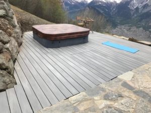 Remplacement fusible et condensateur sur spa Aquadolce semi-encastré à Haute-Nendaz