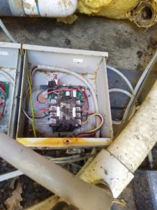 Rénovation sur un spa de nage